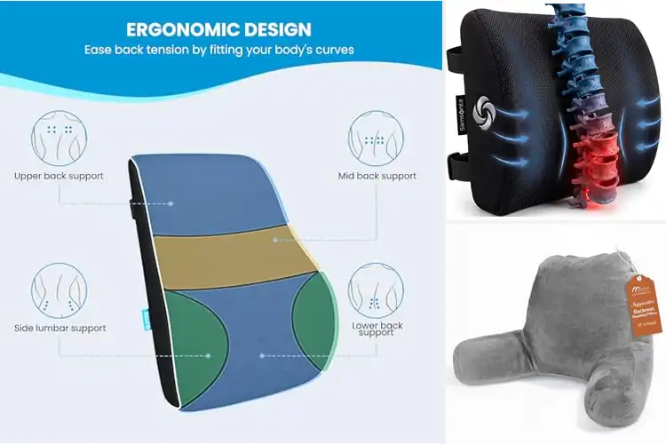 Detailed view of Best Back Support Pillows