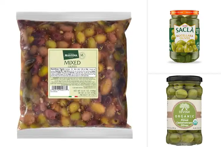 Detailed view of Best Brined Olives