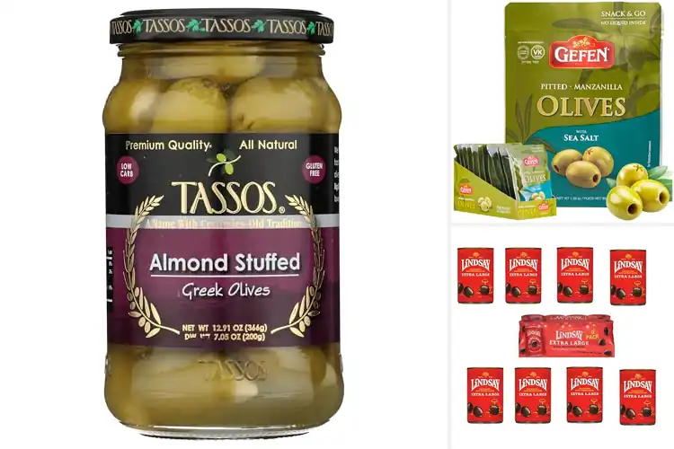 Detailed view of Best Brined Olives With Sea Salt: Healthy Snack Options