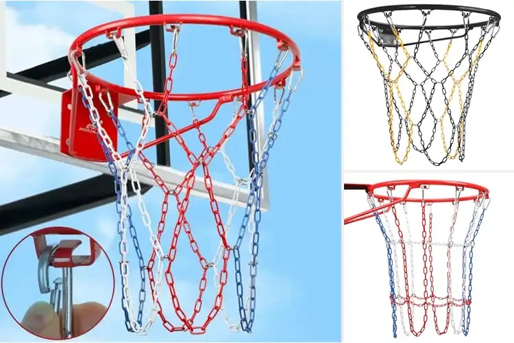 Detailed view of Best Color Plated Basketball Net: Elevate Your Game Today