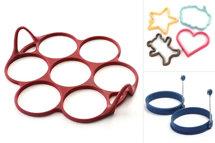 Detailed view of Best Colorfast Silicone Pancake Molds