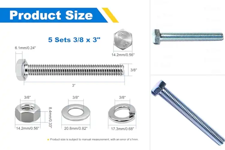 Detailed view of Best Corrosion Resistant Bolts