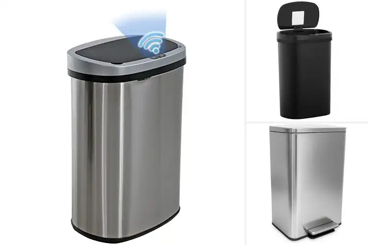 Detailed view of Best Easy Clean Trash Cans