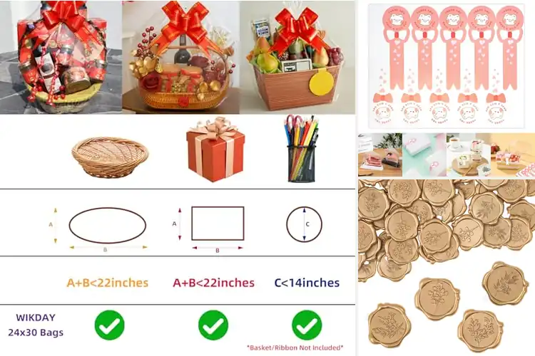 Detailed view of Best Gift Wrap Seals