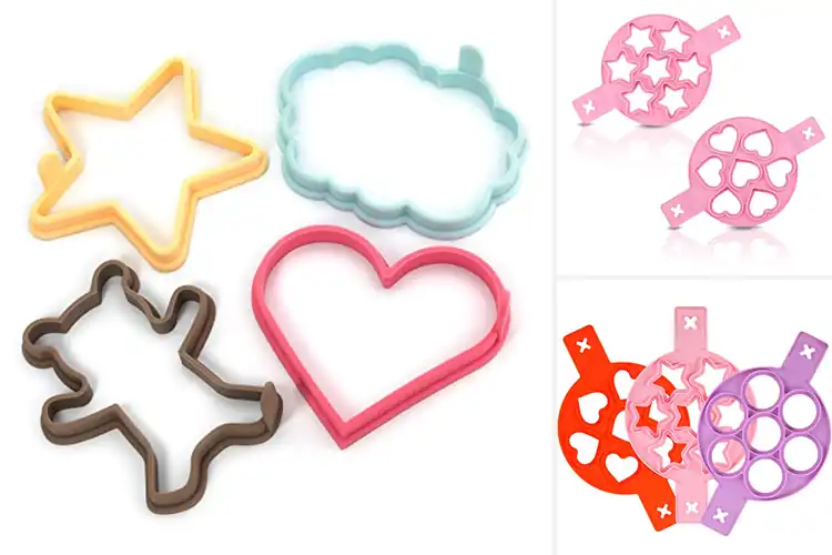 Detailed view of Best Heart Star Teddy Cloud Pancake Molds