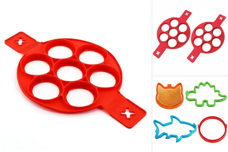 Detailed view of Best Heat Resistant Silicone Pancake Molders