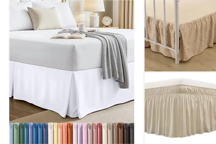 Detailed view of Best Holiday Bed Skirts: Stylish & Easy-Care Bedroom Refresh