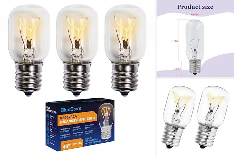 Detailed view of Best Incandescent Light Microwaves