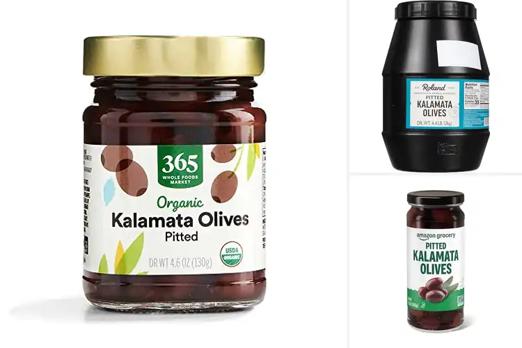 Detailed view of Best Kalamata Flavor Olives