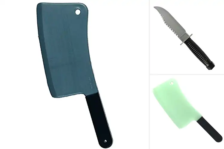 Detailed view of Best Lightweight Plastic Cleaver Props