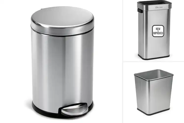 Detailed view of Best Non-Skid Trash Cans for a Safer, Cleaner Home
