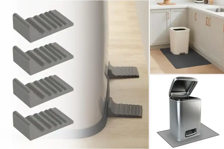 Detailed view of Best Non-Slip Trash Can Bases