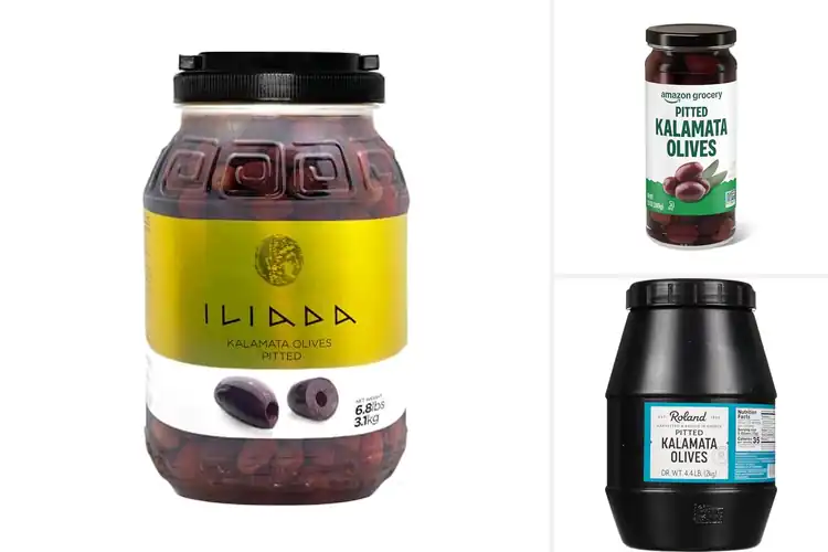 Detailed view of Best Pitted Kalamata Olives: Authentic Greek Flavor Unveiled