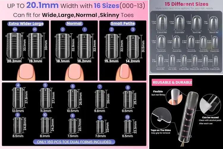 Detailed view of Best Polygel Dual Forms For Toes
