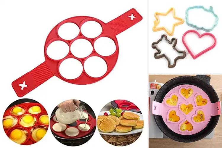 Detailed view of Best Premium Nonstick Silicone Pancake Molds
