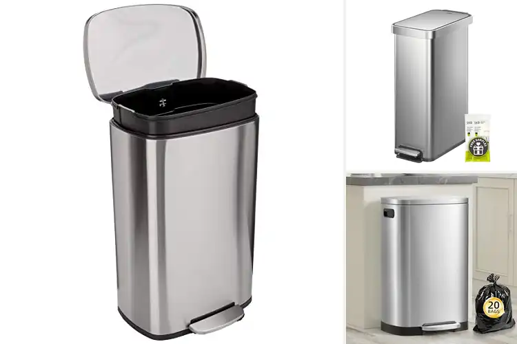 Detailed view of Best Quiet Close Trash Cans