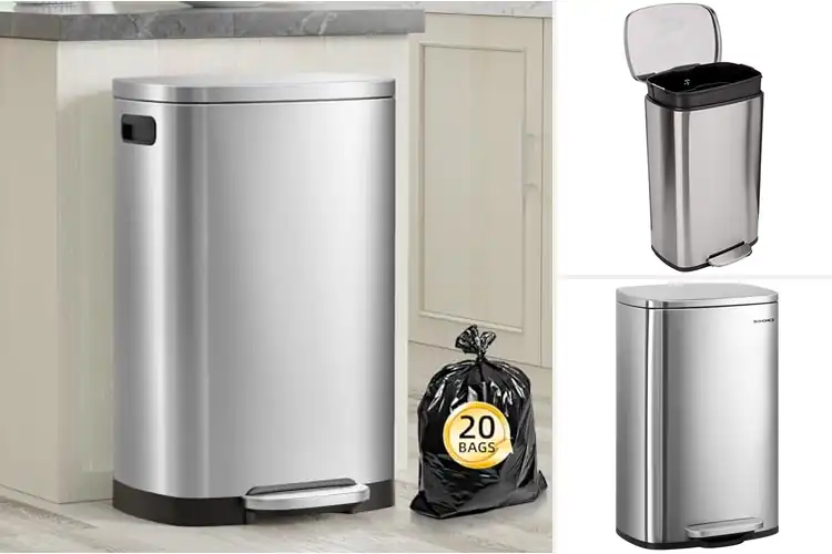 Detailed view of Best Removable Inner Bucket Trash Cans