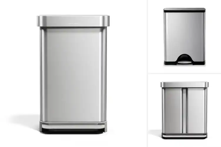 Detailed view of Best Simplehuman Trash Cans
