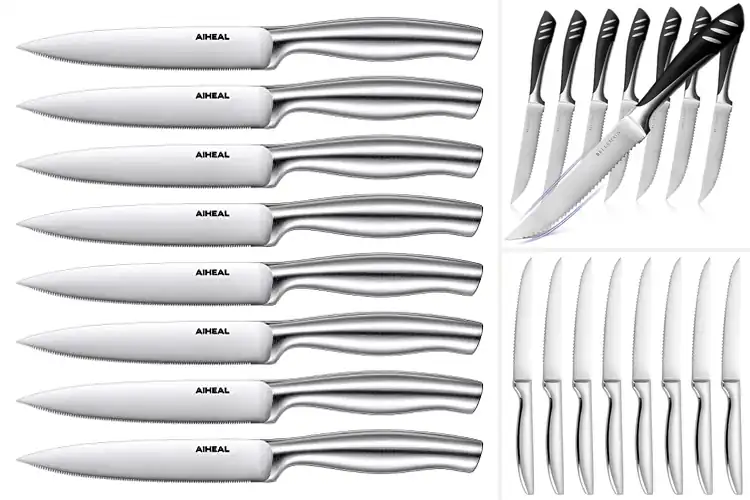 Detailed view of Best Stainless Steel Steak Knives Sets