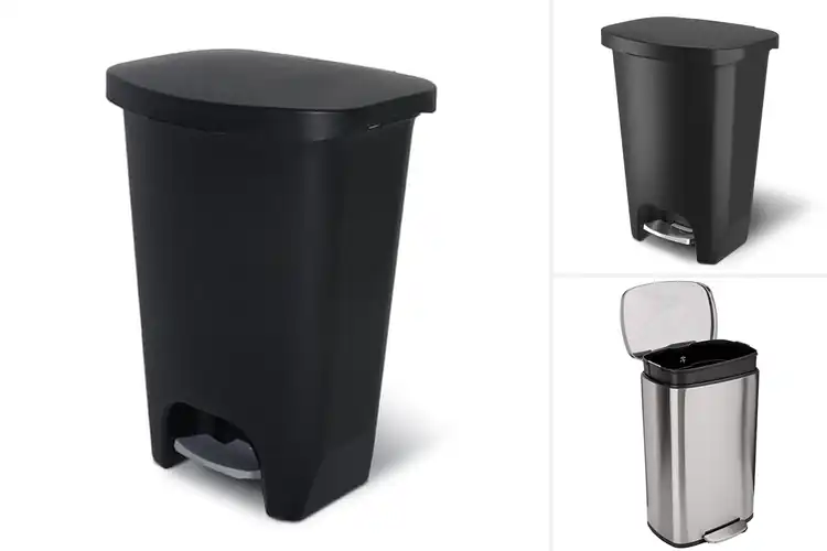 Detailed view of Best Step Trash Cans