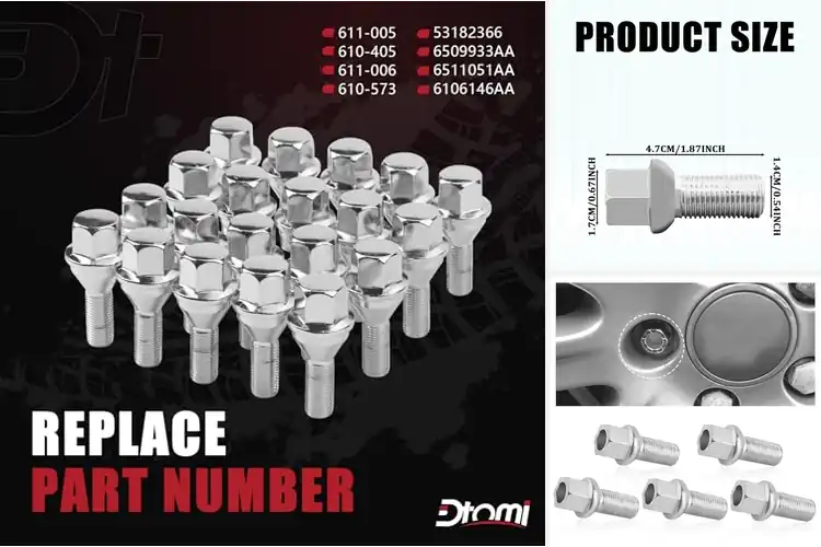 Detailed view of Best Vehicle Specific Lug Bolts