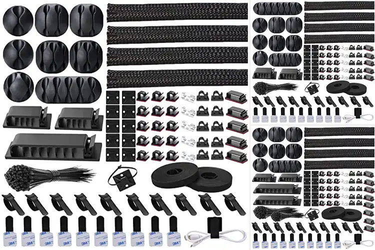 Detailed view of Best Wire Management Kits: Tidy Up Your Space Effortlessly
